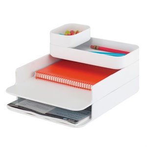 safco plastic desk organizer