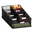 Safco Onyx Condiment Carton in Black