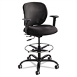 Safco Vue Adjustable Drafting Chair in Black
