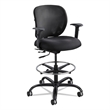 Safco Vue Adjustable Drafting Chair in Black