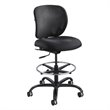 Safco Vue Adjustable Drafting Chair in Black