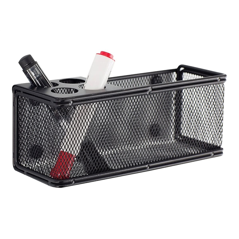 Safco Onyx Mesh Marker Metal Basket in Black