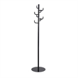 Safco's Steel Hook Head Coat Rack in Black - 15
