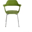 Safco Bandi Shell Stacking Chair in Green (Set of 2)
