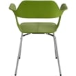 Safco Bandi Shell Stacking Chair in Green (Set of 2)