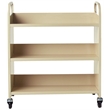 Safco 3 Shelf Book Cart in Sand
