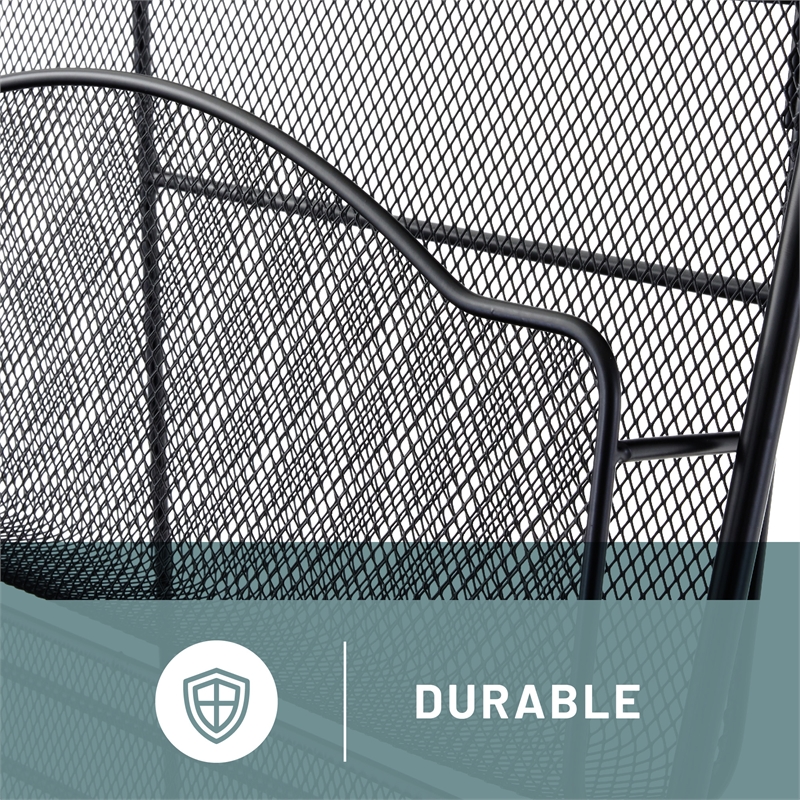 Safco Onyx 5 Pocket Steel Metal Floor Magazine Rack in Black