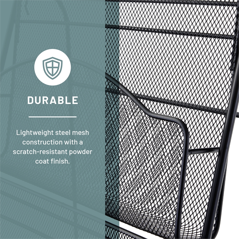 Safco Onyx 5 Pocket Steel Metal Floor Magazine Rack in Black