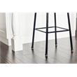 Safco Steel Backless Counter Stool in Glossy Black - 18