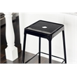 Safco Steel Backless Counter Stool in Glossy Black - 18