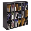 Safco 18 Compartment Mail Sorter in Black