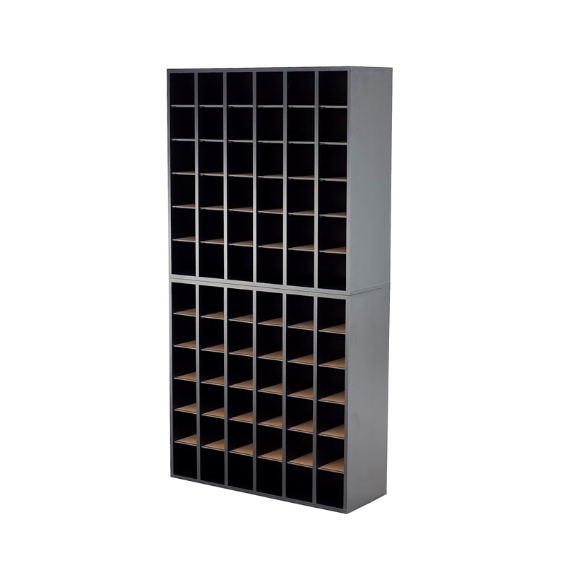 Safco 36 Compartment Mail sorter in Black