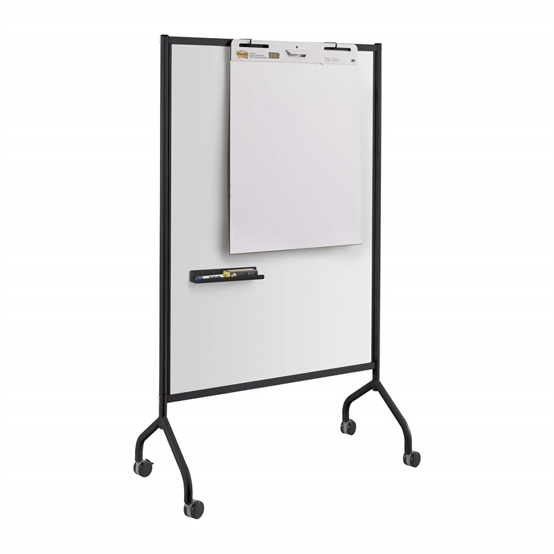 Safco Impromptu Full Whiteboard Screen in Black