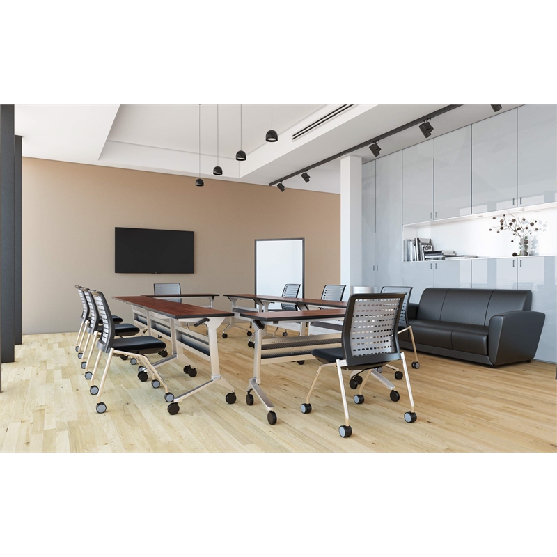 Safco Impromptu Full Whiteboard Screen in Black