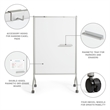 Safco Impromptu Full Whiteboard Screen in Gray