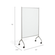 Safco Impromptu Full Whiteboard Screen in Gray