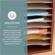 Safco 11 Compartment Vertical Desk Organizer in Cherry