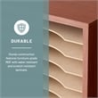 Safco 11 Compartment Vertical Desk Organizer in Cherry