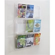 Safco Reveal 9 Plastic Clear Magazine Display