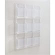 Safco Reveal 9 Plastic Clear Magazine Display