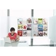 Safco Reveal 9 Plastic Clear Magazine Display