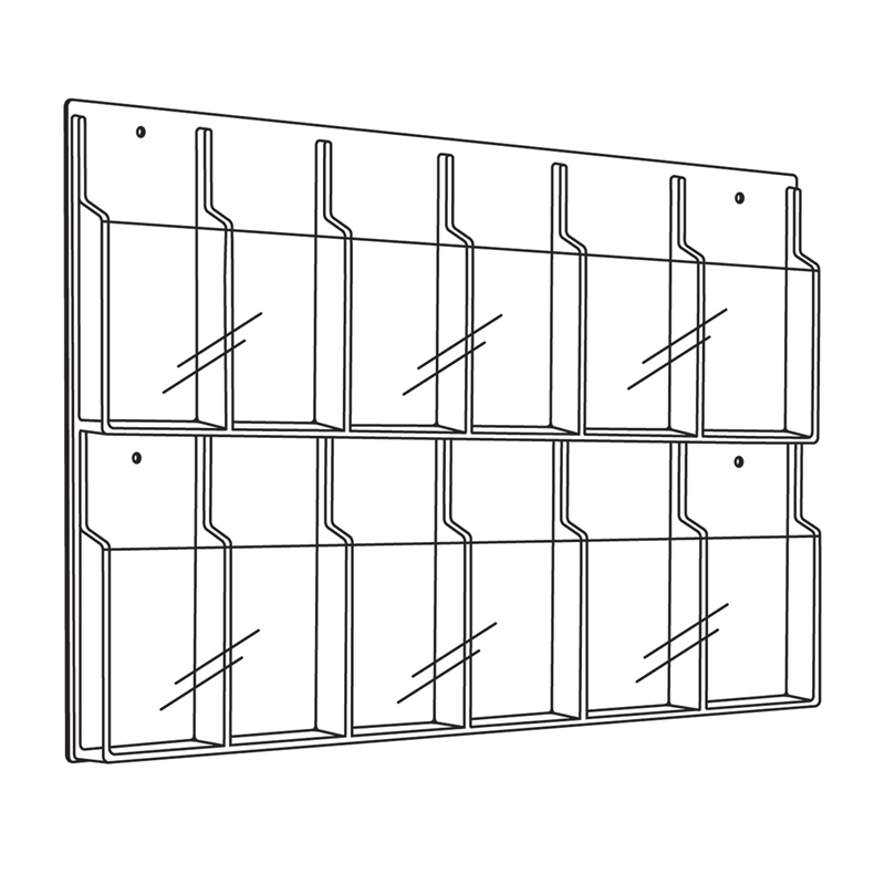 Safco Reveal 12 Pamphlet Display
