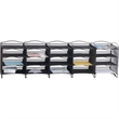 Safco Products Onyx Mail Sorter in Black