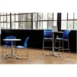 Safco Reve Modern Plastic Guest Chair with Sled Base in Green (Set of 2)