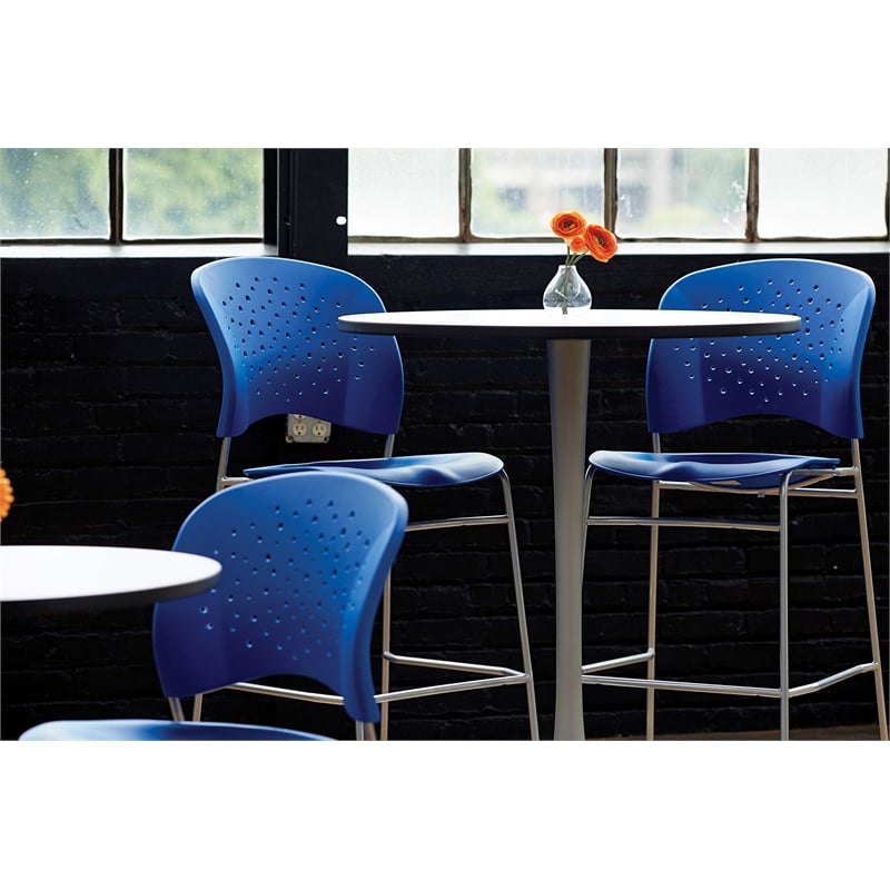 Safco Products Reve Bar Stool in Blue