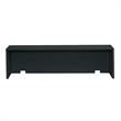 Safco E-Z Sort Modern Metal Riser with Modular Mailroom Storage in Black