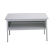 Safco E-Z Sort Sorting Base Table with Shelf in Gray