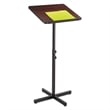 Safco Mahogany Adjustable Lectern