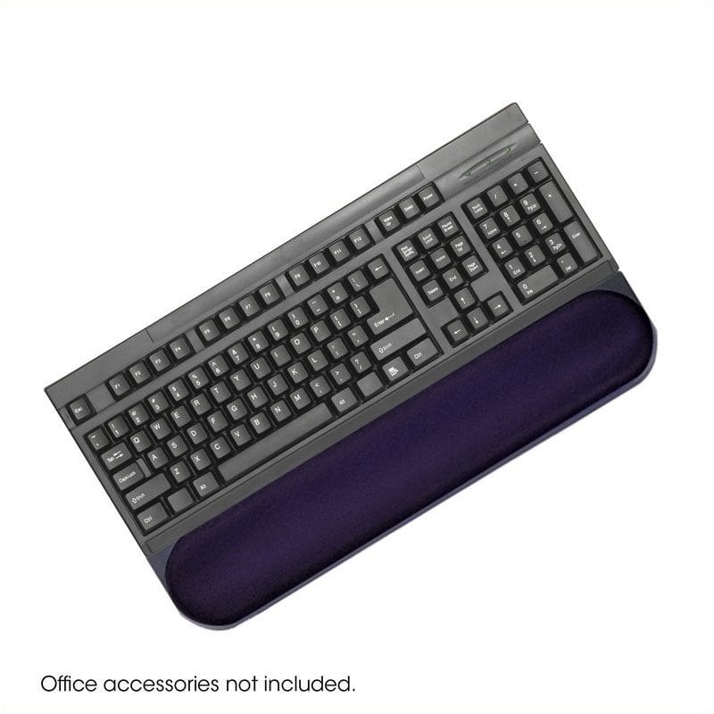 Safco SoftSpot Proline Black Keyboard Wrist Support