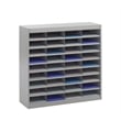 Safco E-Z Stor Grey Mail Organizer -  36 Letter Size Compartments