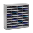 Safco E-Z Stor Grey Mail Organizer -  36 Letter Size Compartments