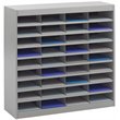 Safco E-Z Stor Grey Mail Organizer -  36 Letter Size Compartments