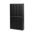 Safco E-Z Stor Black Mail Organizer -  72 Letter Size Compartments