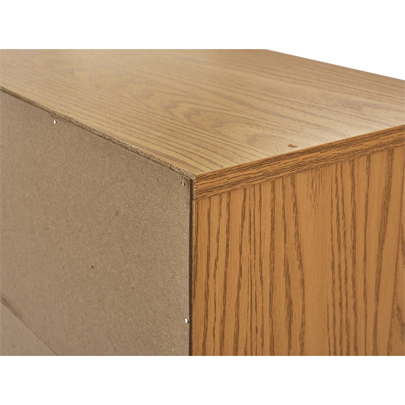 Safco Medium Oak 36 Compartment Wood Adjustable File Organizer 