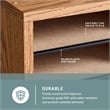 Safco Medium Oak Wood Adjustable 32 Compartment File Organizer with Drawer