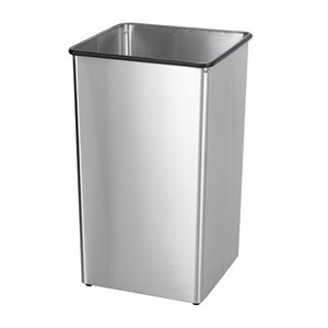 safco stainless steel 36 gallon receptacle base