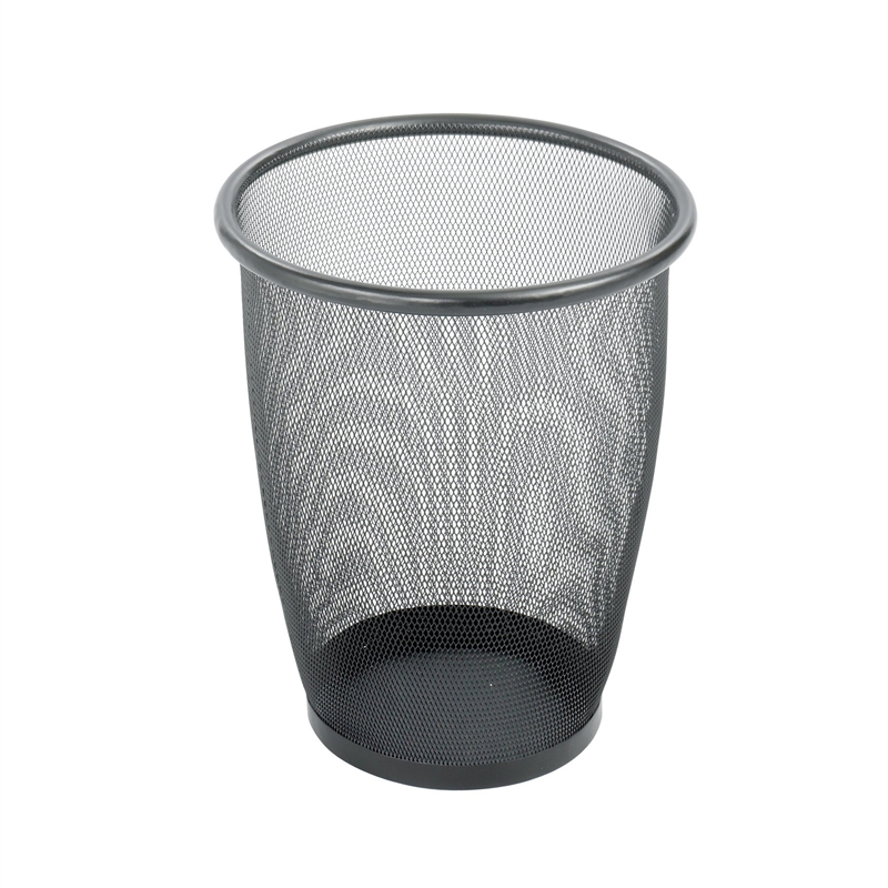 Safco Onyx Mesh Medium Round Wastebasket (Set of 3)