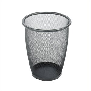 safco onyx mesh medium round wastebasket (set of 3)