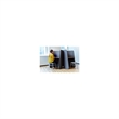 Safco Roam Modern Engineered Wood Workstation with Steel Tube Frame in Dark Gray