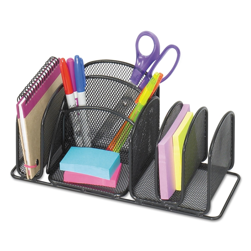 Safco Onyx Deluxe Organizer -  Set of 6