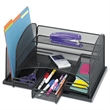 Safco Onyx Organizer With 3 Drawers Black
