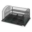Safco Onyx Organizer With 3 Drawers Black