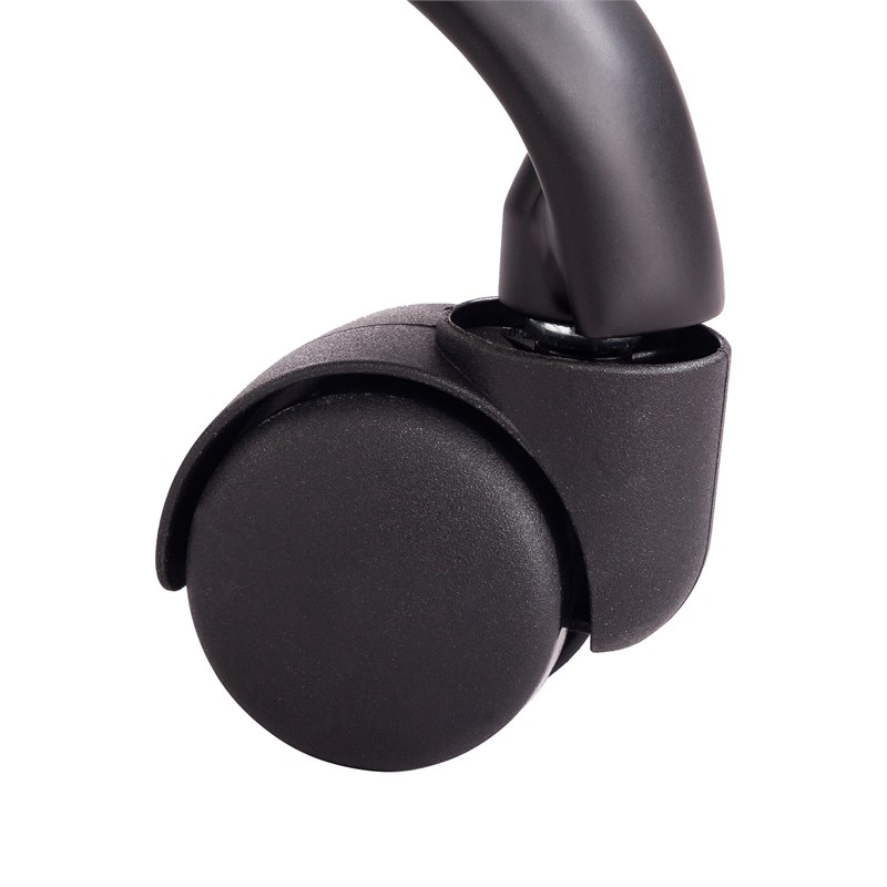 Safco Vue Extended Height Mesh Swivel Office Desk Chair in Black