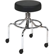 Safco Lab/Drafting Chair with High Base and Screw Lift in Black