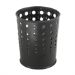 Safco Bubble Wastebasket in Black -  Set of 3