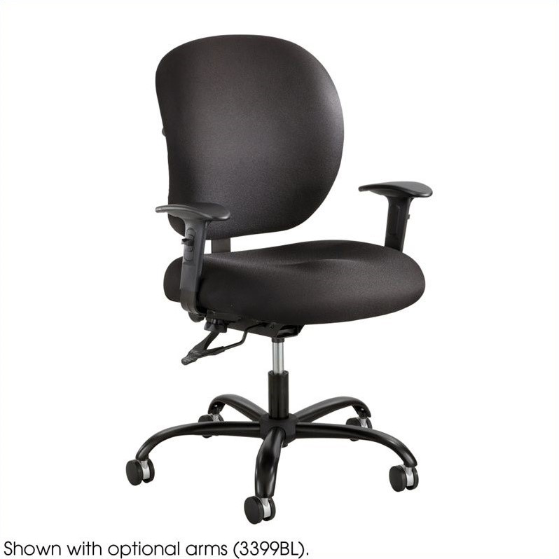 Safco Adjustable Height Workstation with Printer Stand and Task Chair